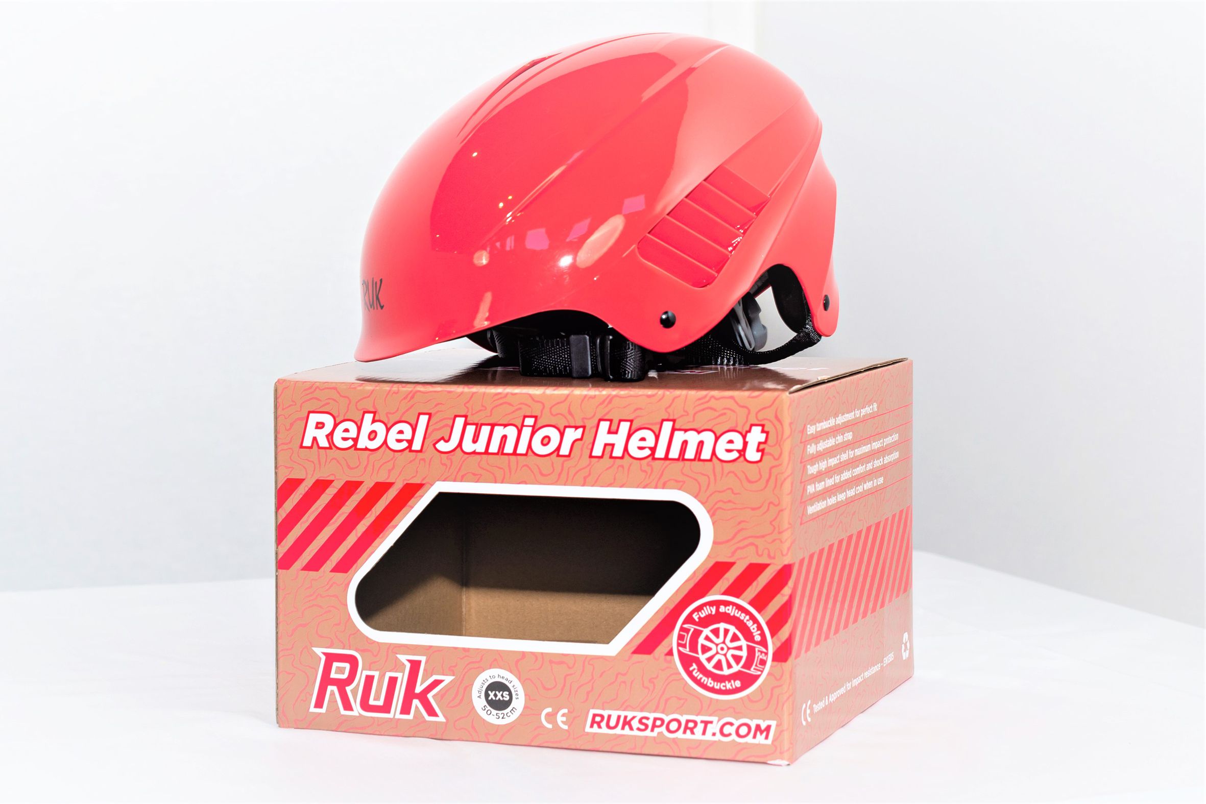 Junior - Childrens Helmet with turnbuckle and chin strap adjustment - Rebel - Image 5