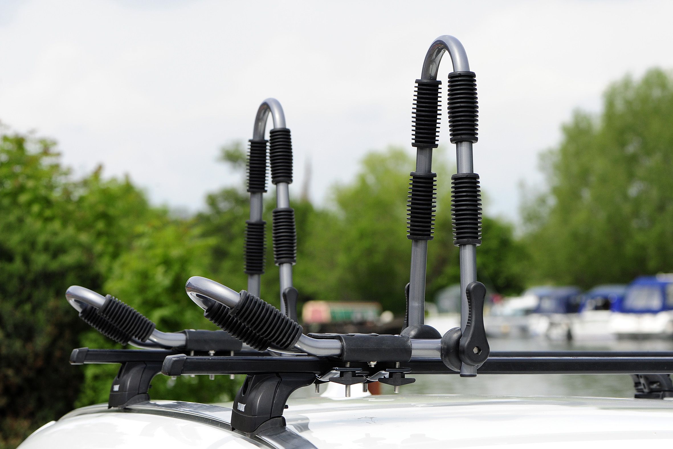 Kayak Roof Carrier Large J Cradle - Hawk Folding J Rack - Image 10