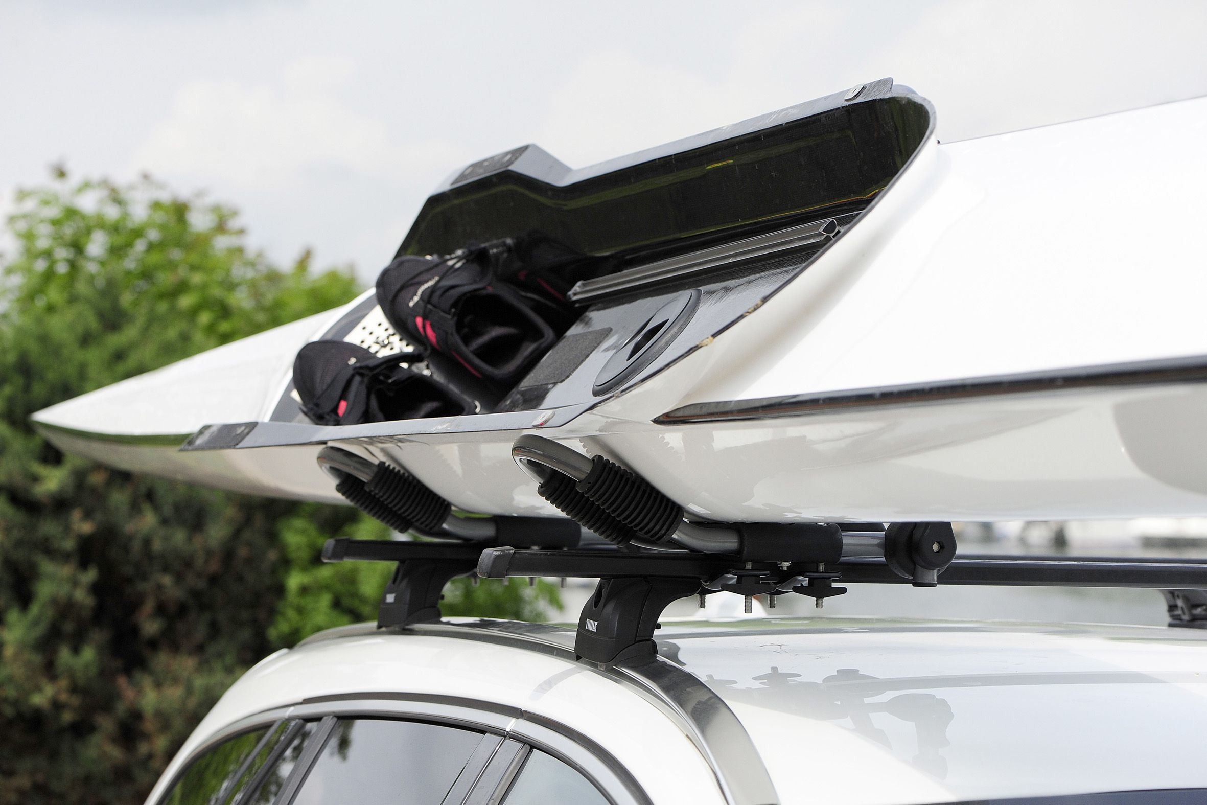 Kayak Roof Carrier Large J Cradle - Hawk Folding J Rack - Image 9