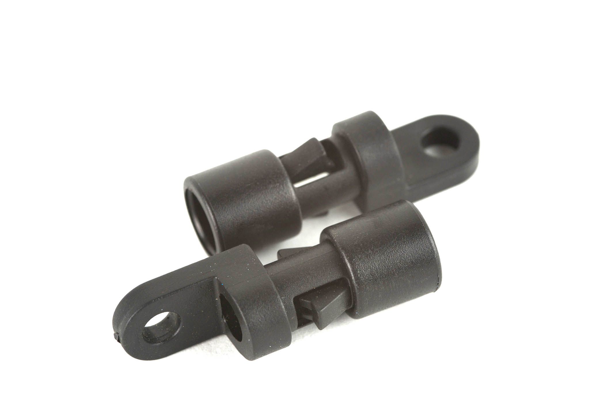 Cord mounting end deck fitting for shockcord / bungee rope