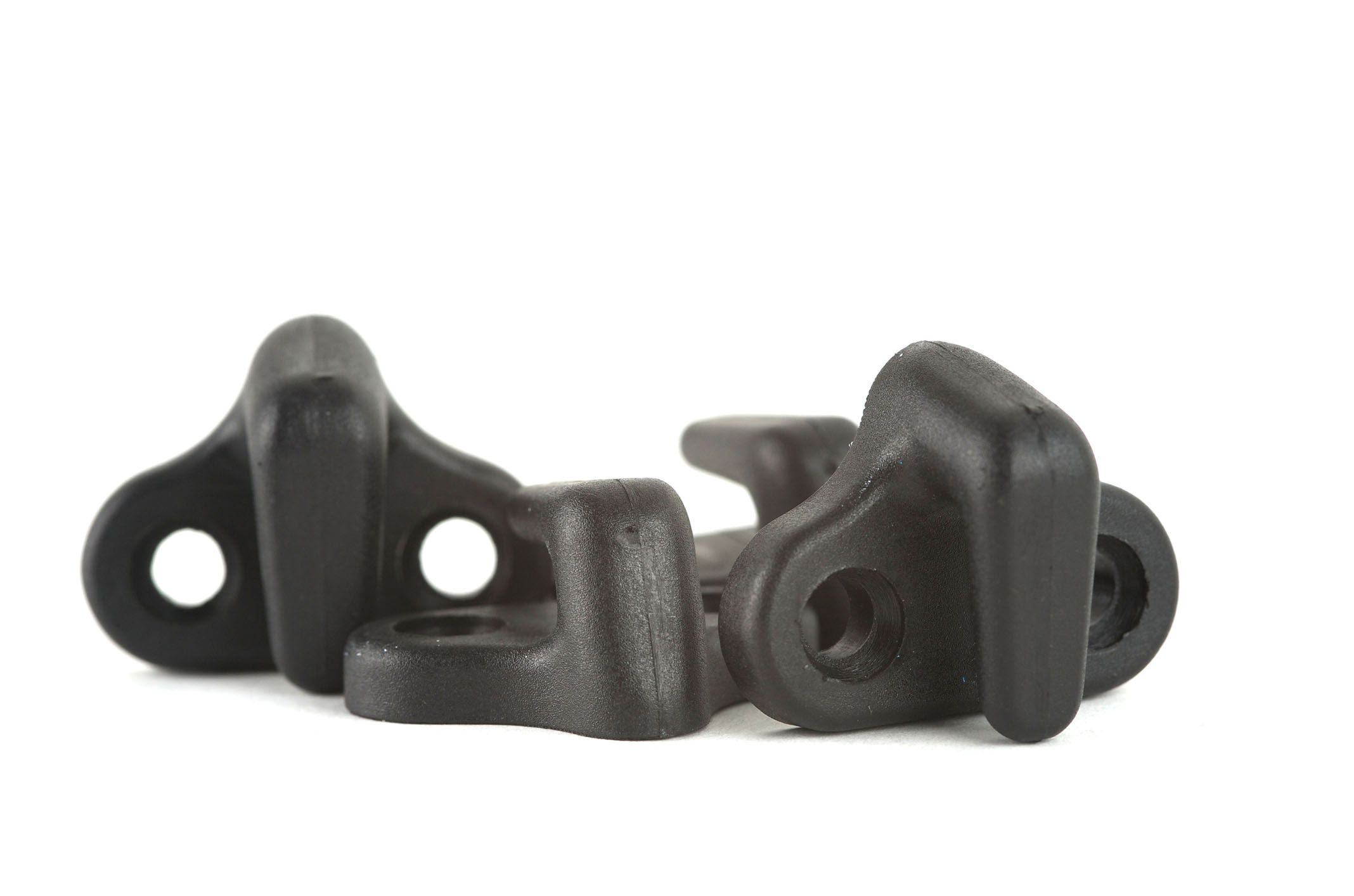 Lacing Hook deck fitting for kayaks - double fixing hole