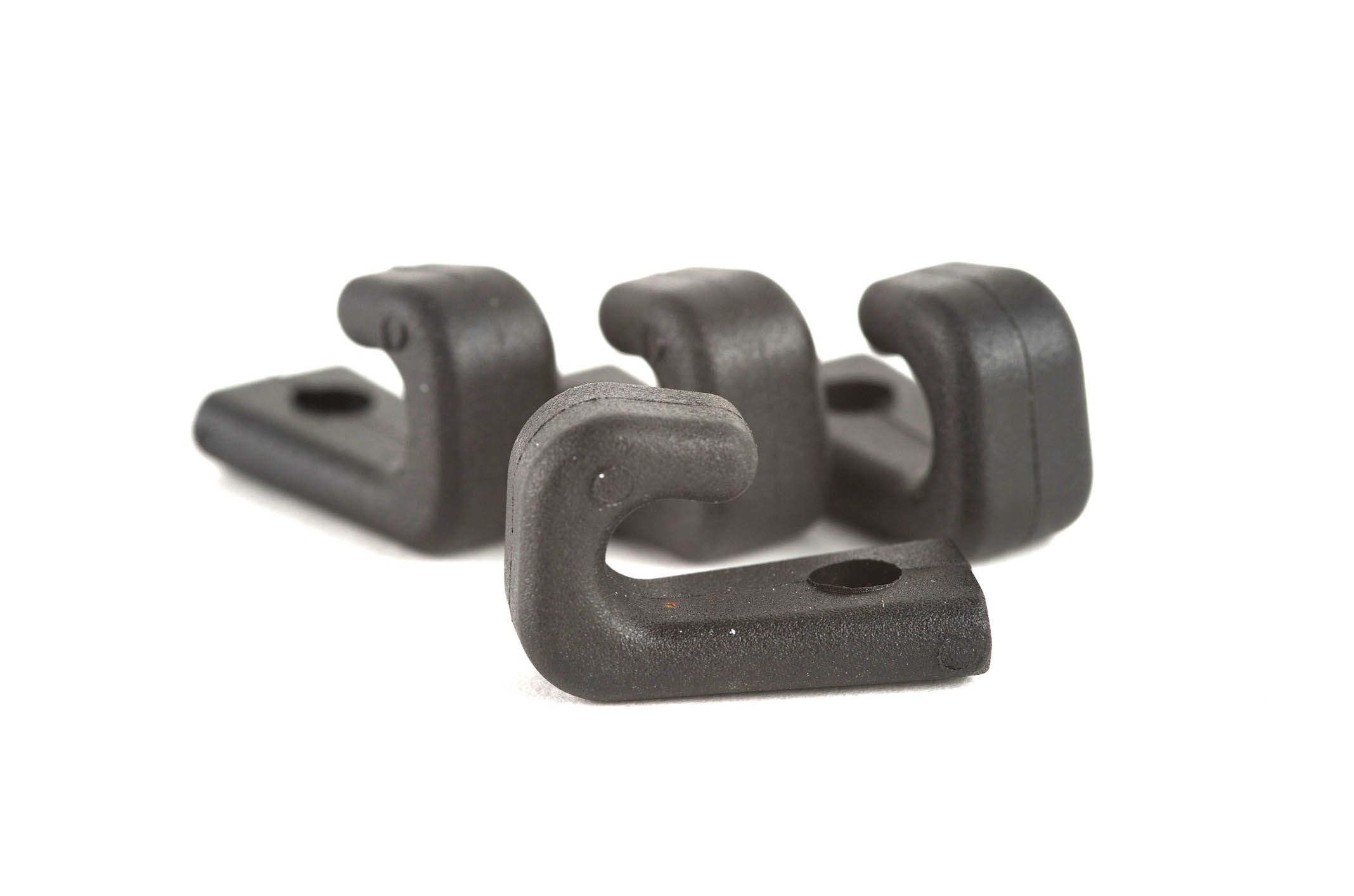 Lacing Hook deck fitting for kayaks - single fixing hole